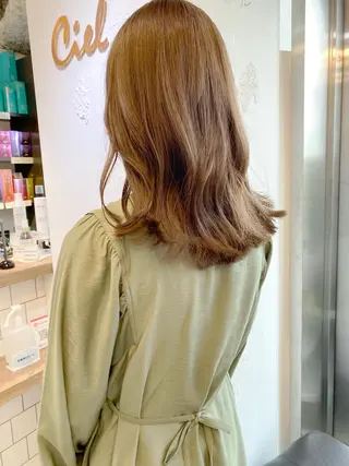 セミロング カラー 🥣 hashi 🛋️のヘアスタイル