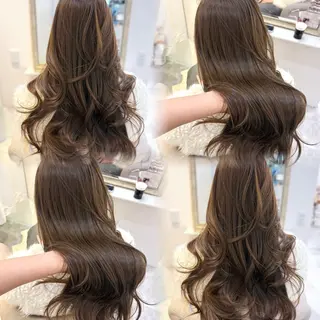 ロング カラー トレンド韓国モテヘア Natsuki🌛のヘアスタイル