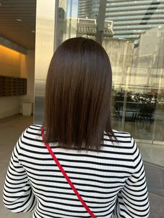 ミディアム カラー ブリーチ/ベージュ 💕/momoaのヘアスタイル