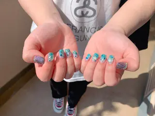 ネイル 高島 夏海のネイルデザイン