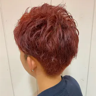 ショート カラー メンズ 🫧顔周りカット 🫧樫村優香のヘアスタイル