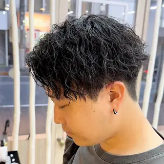 ショート パーマ メンズ 楽で簡単に決まる メンズヘア💥曽我尾のヘアスタイル