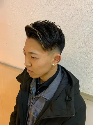 ショート メンズ HIROGINZAプレミアムバーバー赤坂店所属・田中 千恩のヘアスタイル