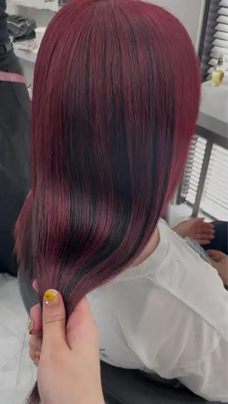 カラー mayu/ブリーチ/ layer/似合わせのヘアスタイル