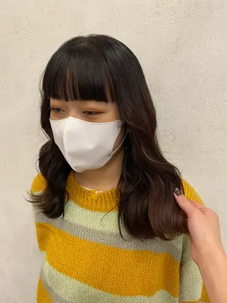 ミディアム Misaki ║ツヤカラーのヘアスタイル