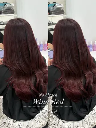 ロング カラー ヘアアレンジ ♥️うる艶暖色 銀座♥️mioのヘアスタイル