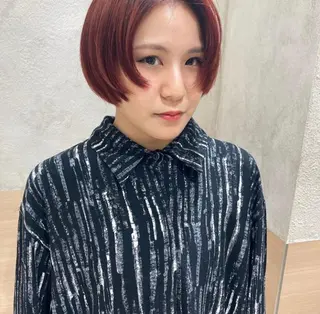 ショート カラー icie所属・大阪ヴィーガンサロン KANAKOのヘアスタイル