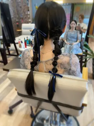 ロング 中野 紹江のヘアスタイル