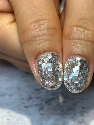 ネイル mellow :所属・mellow:ｸﾙﾐ ﹡˖˟༝🎀˖˟ ༝のネイルデザイン