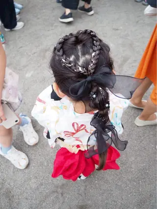 ヘアアレンジ キッズ liage越谷店所属・liage ܀ꕤ୭* ちばかつら𖦞のヘアスタイル