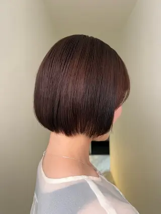 ショート やはらりの/ 透明感カラー‎のヘアスタイル
