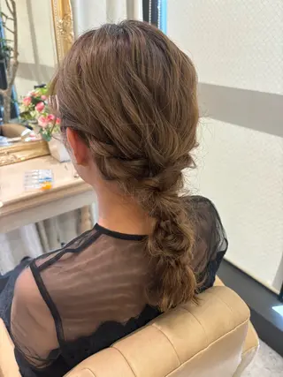 ヘアアレンジ あかね☆ヘアアレンジ /ボブ/縮毛矯正のヘアスタイル