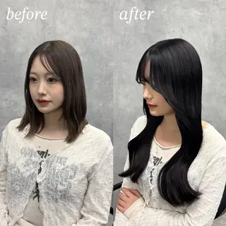 ロング カラー エクステ&"盛れる" 艶髪✨SYURIのヘアスタイル
