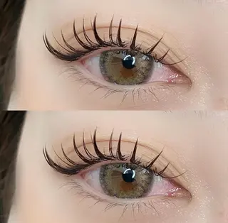 マツエク・マツパ ゆり❤️愛.ラッシュ AURAのマツエク・マツパデザイン