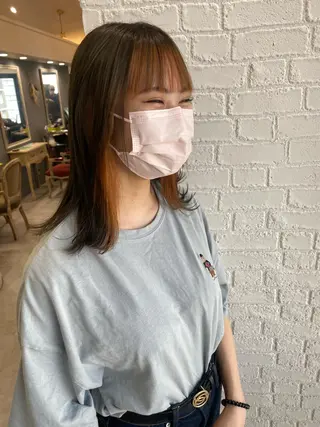 ミディアム Rubik's茶屋町 MARINのヘアスタイル