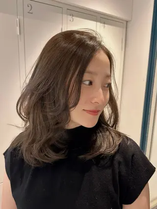 ミディアム カラー 🫧🎀tasty yama🫧🪽のヘアスタイル