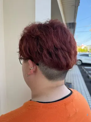 カラー メンズ ブリーチ艶カラー KAORI🌼のヘアスタイル