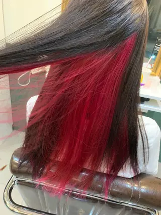 ロング 大木 華のヘアスタイル