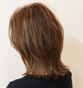 ミディアム カラー salon m ni サロンマーニ所属・久保田 一のヘアスタイル