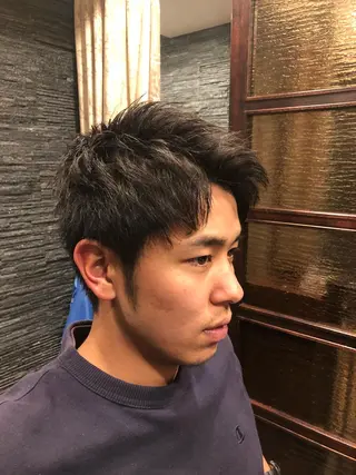 ショート メンズ 【店長】福田 健人のヘアスタイル