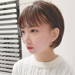 ショート 縮毛矯正、髪質改善 肘以上無料のヘアスタイル