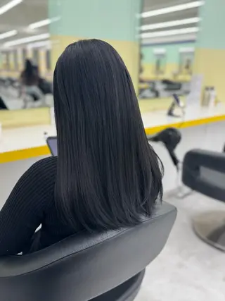 セミロング カラー ☁️透明感✖️ トレンド☁️りくのヘアスタイル