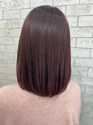 ミディアム 韓国風透明感カラー 💎YUI💎のヘアスタイル