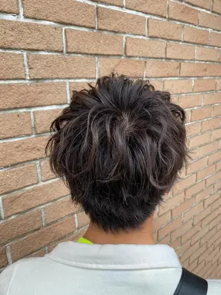 カラー メンズ メンズブリーチカラー /パーマ ごーた立川のヘアスタイル