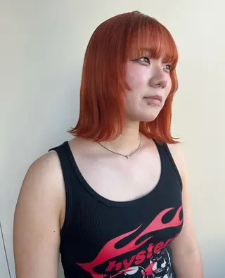 ミディアム カラー 艶カラー/縮毛矯正/ ケア/アレンジ/桜悠のヘアスタイル