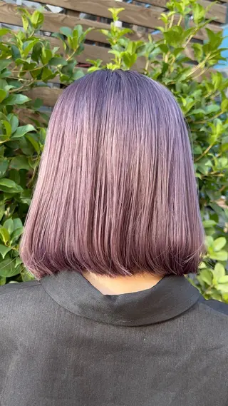 ショート カラー Eleanor立川北口所属・🦋YUI 髪質改善 ブリーチ　着付け🦋のヘアスタイル