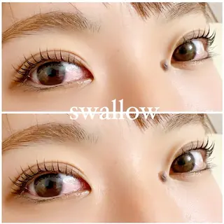 マツエク・マツパ swallow 奈良西大寺店のマツエク・マツパデザイン