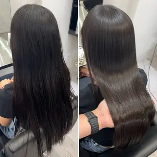 ロング 髪質改善/縮毛矯正 梅田茶屋町/西尾祐作のヘアスタイル