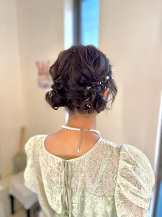 ヘアアレンジ 似合わせヘアメイク 💐オダギリチアキのヘアスタイル
