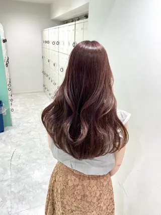 ミディアム 🤍🥀韓流暖色レイ ヤー🥀🤍あやねのヘアスタイル