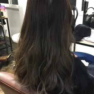 ロング カラー stream1st所属・ツヤカラー 🕊️sayakaのヘアスタイル