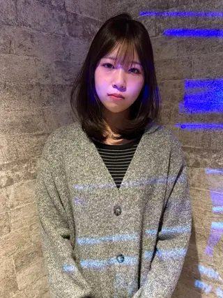 ミディアム カラー mai / linoah˚✧のヘアスタイル