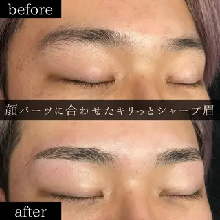 メンズ アイブロウ メンズ眉毛サロン you 千葉駅前店|アイブロウ所属・Akasaki Yuseiの眉毛・アイブロウイメージ