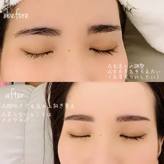 アイブロウ アイラッシュ kanaのヘアスタイル