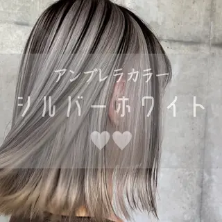 セミロング ブリーチカラー/ 寺口佳希のヘアスタイル