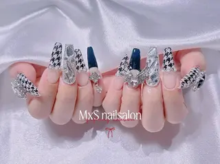 ネイル MxS Nail 【長さだし/フィルイン/マグネット/ワンホンネイル/韓国ネイル/パラジェル】所属・M×S Nail みなのネイルデザイン