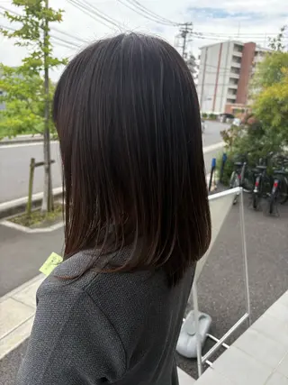 セミロング 山口 優美のヘアスタイル
