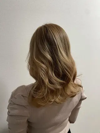 ミディアム カラー 髪質改善特化 🫧松野力也のヘアスタイル