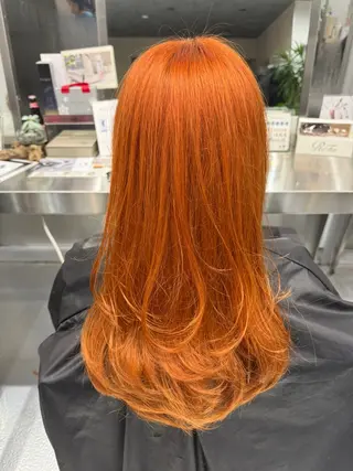 ロング ならざきつぐみ /天王寺/ハイトーンのヘアスタイル