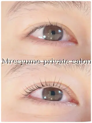 マツエク・マツパ Mresyume MAYUのマツエク・マツパデザイン