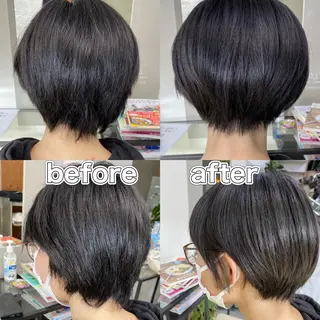 ショート メルクヘアー 中澤のヘアスタイル