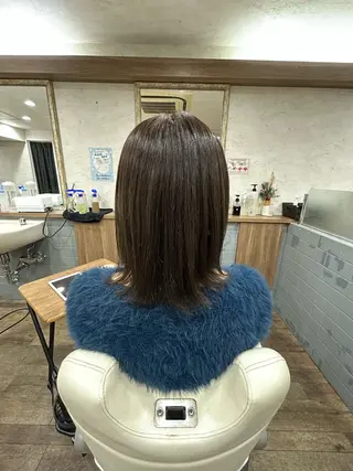 ミディアム 髪質改善サロンFleur所属・吉田 萌花のヘアスタイル