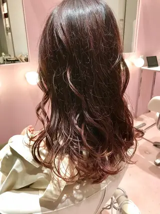 セミロング 所渉/韓国レイヤー /ウルフカットのヘアスタイル