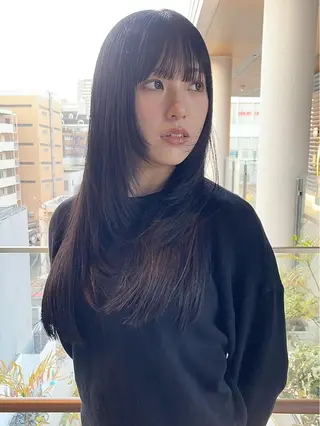 ロング 園田 渉 ◤SHIKIO◢のヘアスタイル