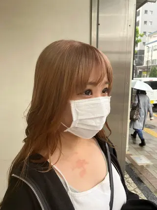 ロング カラー THE ESSENCE 蔵前所属・怜音/ REONのヘアスタイル