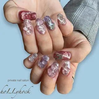 ネイル nail salon hoLLyhockのネイルデザイン